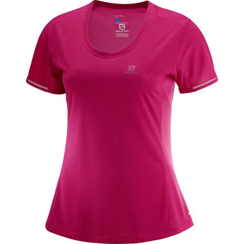T-Shirt Femme Respirant Running Trail Agile Ss Cerise L