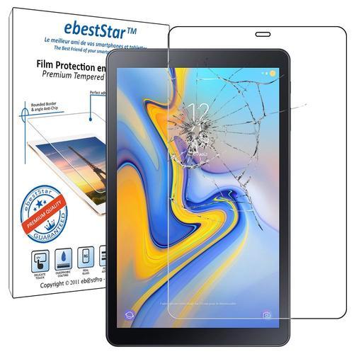 Ebeststar - Verre Trempé Samsung Galaxy Tab A 10.5 (2018) T590 T595 Protection Ecran Anti Casse, Anti-Rayure, Pose Sans Bulles [Dimensions Precises Tablette : 260 X 161.1 X 8.0 Mm, Écran 10.5'']