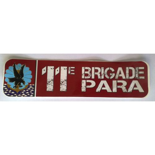 11 Bp Brigade Parachutiste Autocollant En Couleurs