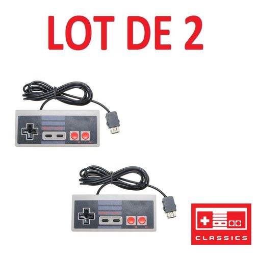 2 X Manette Pour Nintendo Nes Classic Mini - 1.8 Mètre