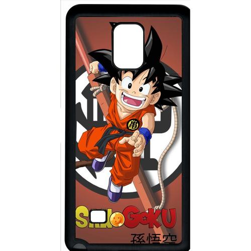 Coque Galaxy Note 4 - Dragon Ball Kid San Goku - Noir