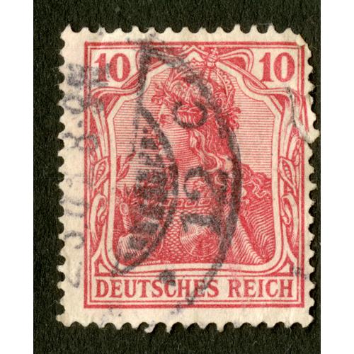 Timbre Oblitéré Deutsches Reich 10