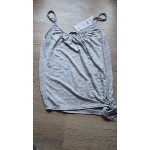 Debardeur Cache Cache Gris Argenté Ts