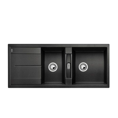 Evier granit anthracite BLANCO METRA 8 S 2 bacs
