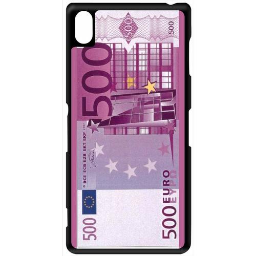 Coque Xperia Z3 - 500 Euros Violet - Noir