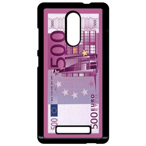 Coque Xiaomi Redmi Note 3 - 500 Euros Violet - Noir