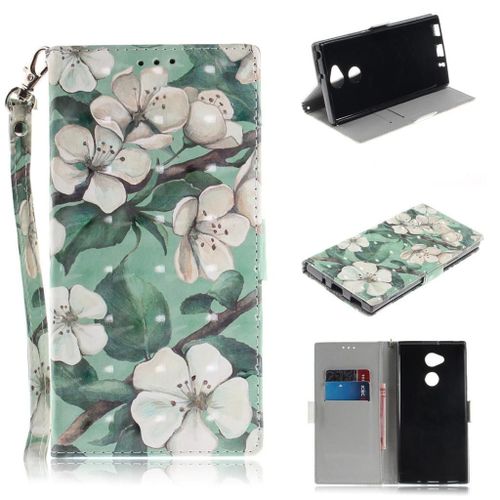 Sony Xperia Xa2 Ultra Coque, Saturcase Beau 3d Motif Pu Cuir Magnétique Flip Portefeuille Support Porte-Carte Protecteur Coque Housse Étui Avec Dragonne Pour Sony Xperia Xa2 Ultra (Td-1)