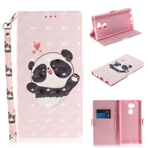 Sony Xperia Xa2 Ultra Coque, Saturcase Beau 3d Motif Pu Cuir Magnétique Flip Portefeuille Support Porte-Carte Protecteur Coque Housse Étui Avec Dragonne Pour Sony Xperia Xa2 Ultra (Td-9)