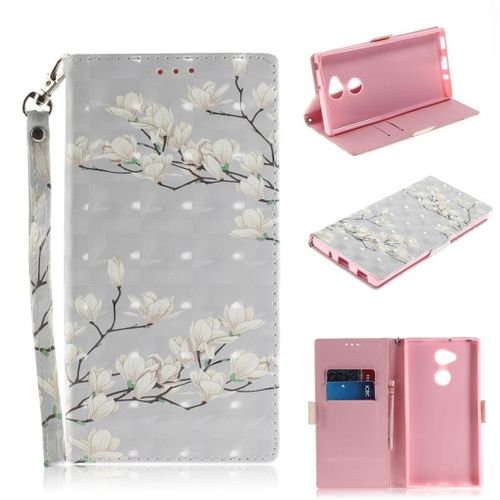 Sony Xperia Xa2 Ultra Coque, Saturcase Beau 3d Motif Pu Cuir Magnétique Flip Portefeuille Support Porte-Carte Protecteur Coque Housse Étui Avec Dragonne Pour Sony Xperia Xa2 Ultra (Td-11)