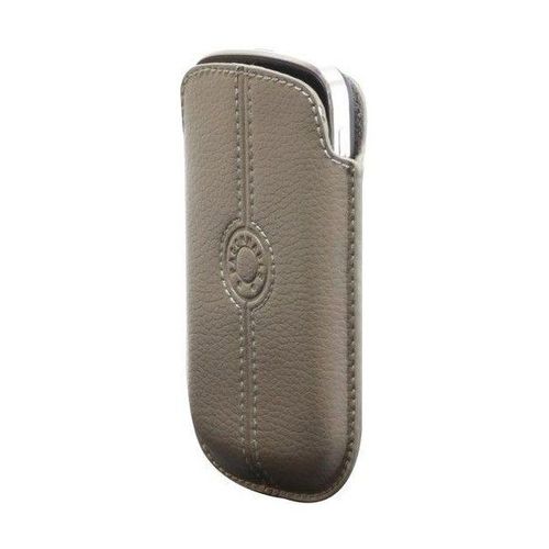 Etui Pouch Universel Faconnable Beige Taille Medium Eco-Cuir (Pu)