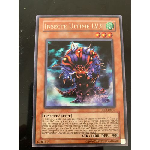 Yu Gi Oh! Insecte Ultime Lv3 Rare Dr3 Fr067