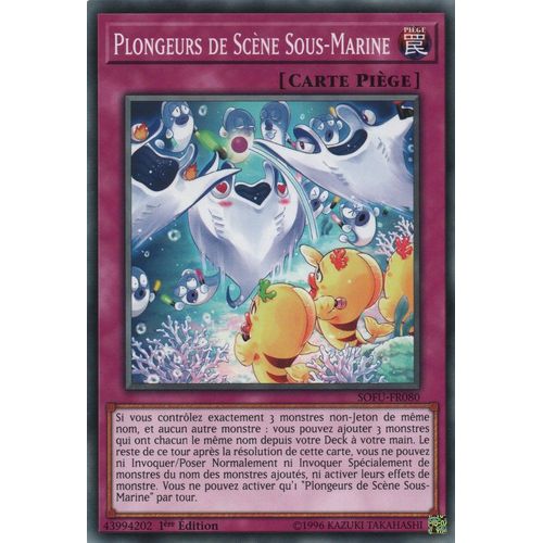 Yu-Gi-Oh! - Sofu-Fr080 - Plongeurs De Scène Sous-Marine - Commune Short Print
