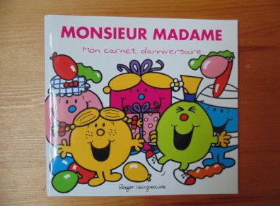 Monsieur Madame Mon Carnet D Anniversaire Rakuten