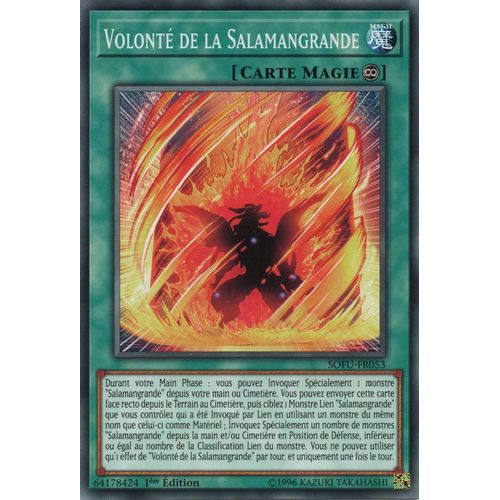 Yu-Gi-Oh! - Sofu-Fr053 - Volonté De La Salamangrande - Commune