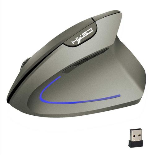 Souris Gamer Sans Fil 2.4Ghz Souris Optique USB 7 Boutons pour Jeux avec 5  DPI Réglables(800 1200 1600 2000 2400) (Noir)