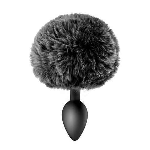 Plug Noir Queue De Lapin Sweet Caress