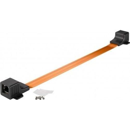 Câble de raccordement réseau RJ45 Goobay 0.3 m noir