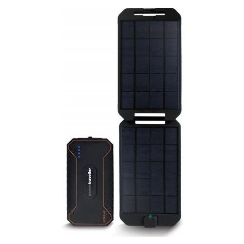 Chargeur Solaire Lipo Power Traveller Powerbank Solar Extreme Ptl-Ext001 1000 Ma 12000 Mah