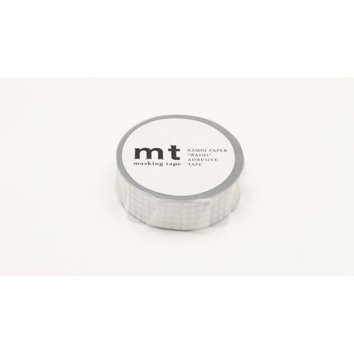 Masking Tape Mt Quadrillage Argent - Masking Tape (Mt)