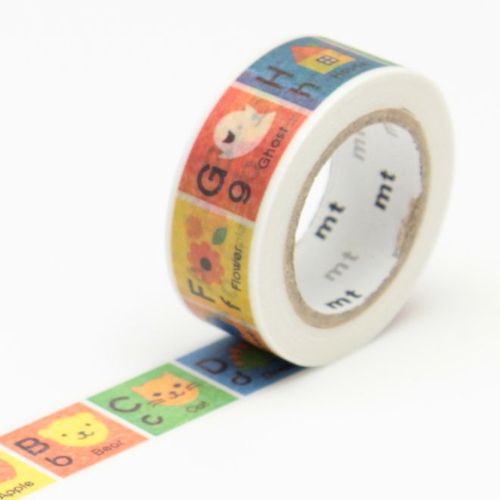 Masking Tape Mt Kids Multicolore Alphabet A - M - Masking Tape (Mt)