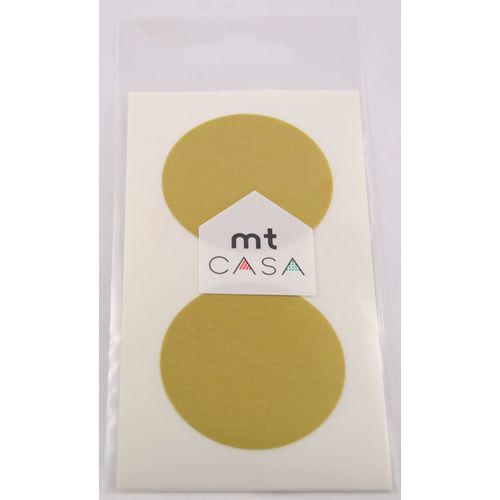 Masking Tape Mt Casa Seal Sticker Rond En Washi Or - Gold - Masking Tape (Mt)