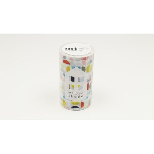 Masking Tape Mt Casa Shade Spécial Vitre 9 Cm Demi Cercles Rétro