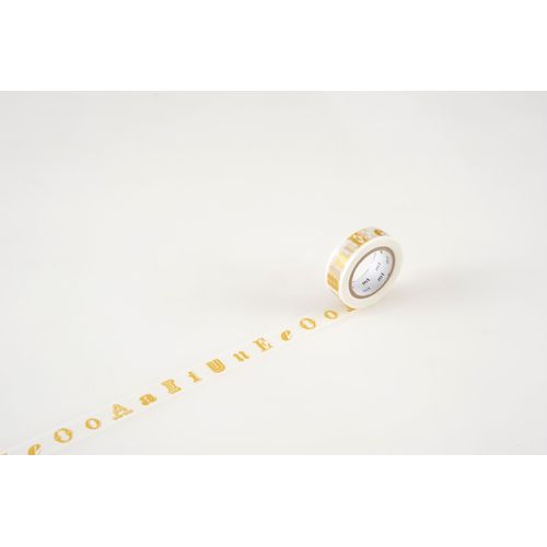 Masking Tape Mt Ex Voyelles Gold