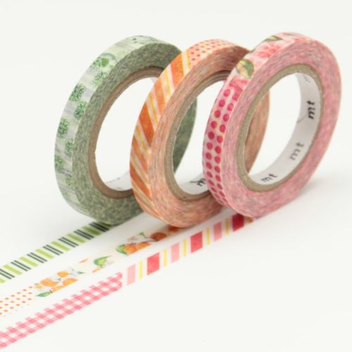 Masking Tape Mt 6 Mm Slim Set De 3 - Deco D - Masking Tape (Mt)