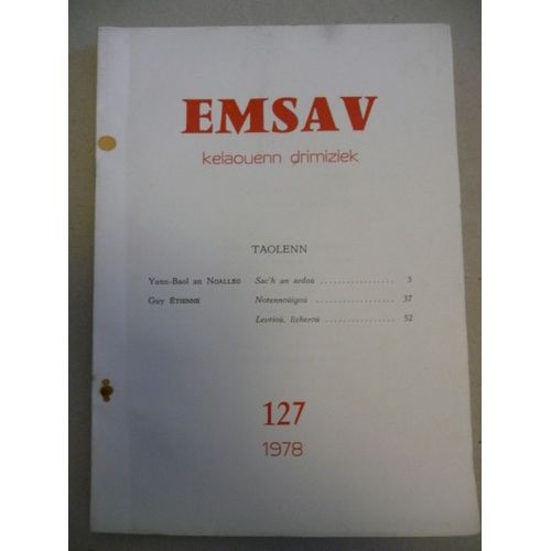 Emsav - Kelaouenn Drimiziek - 127 - 1978
