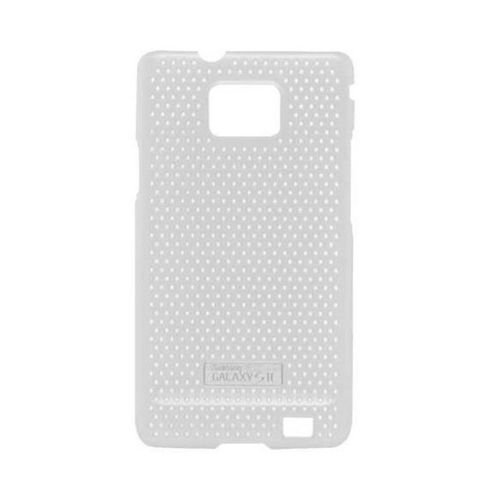 Coque Samsung Galaxy S2 Blanc Micro-Perforée Silicone Rigide (Tpu)