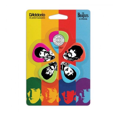 Médiators Albums Beatles Planet Waves 1cwh4-10b6 - Lot De 10 (Medium)