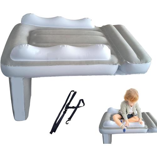 Lit D'avion Gonflable Pour Enfant, Matelas De Voiture Pour L'arrière Des Voitures, Lit De Voyage Pour Tout-Petits, Extension De Siège D'avion Légère, Matelas Gonflable Portable Pour Siège De Voiture