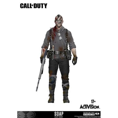 Call Of Duty Figurine John 'soap' Mactavish Variant Exclusive Incl. Dlc 15 Cm