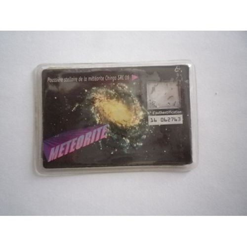 Poussière De La Météorite Chinga Src 16