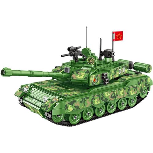 Technik Char Jeu De Construction, 922 Pièces 2 In 1 Modèle De Char Ww2 Militaire Tank, Modèle De Militaire Char À Collectionner Compatible Avec Les Grandes Marques