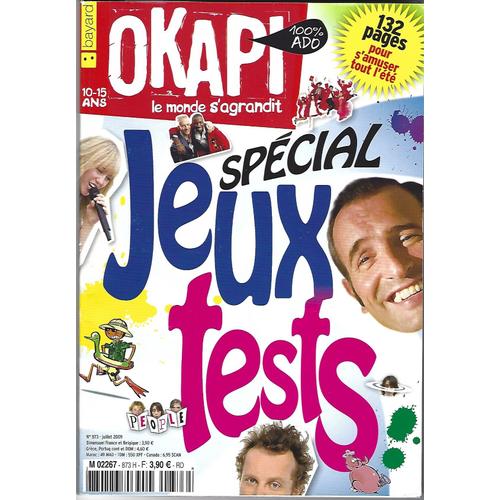 Okapi   N° 873 : Spécial Jeux Tests