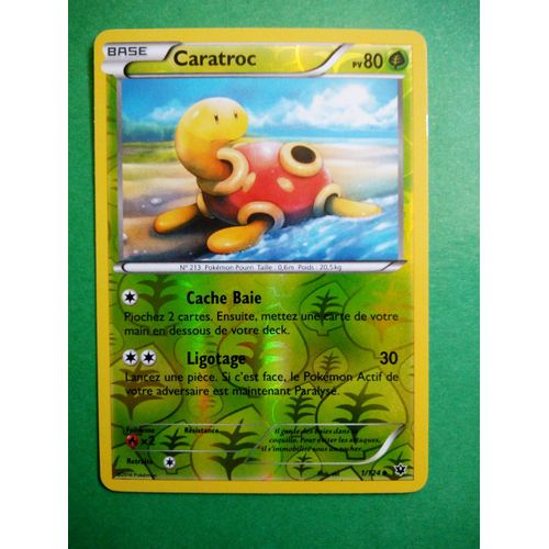 Caratroc 1/124 Reverse - Carte Pokémon Impact Des Destins