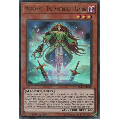 Yu-Gi-Oh! - Sofu-Fr089 - Morganne, L'enchanteresse D'avalon - Ultra Rare