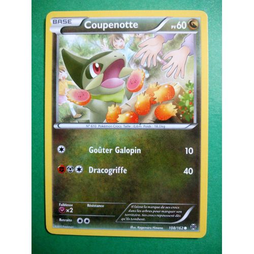 Coupenotte 108/162 - Carte Pokémon Impulsion Turbo