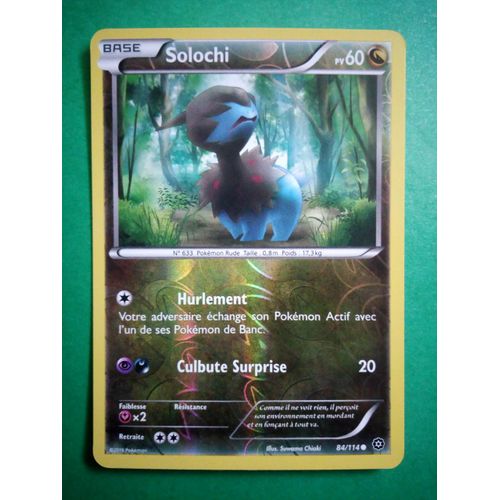 Solochi 84/114 Reverse - Carte Pokémon Offensive Vapeur