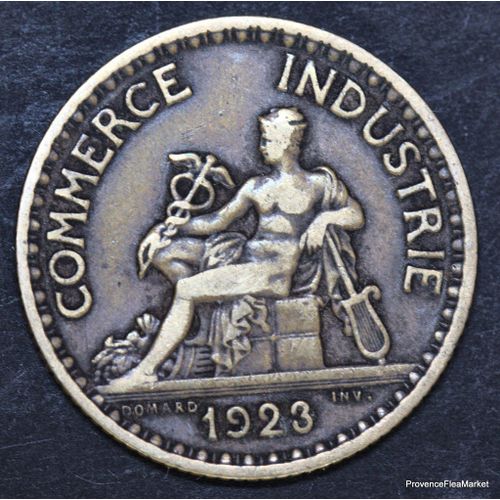 1 Franc 1923 Chambre De Commerce Atelier De Gravure D'après Domard Cupro-Alu