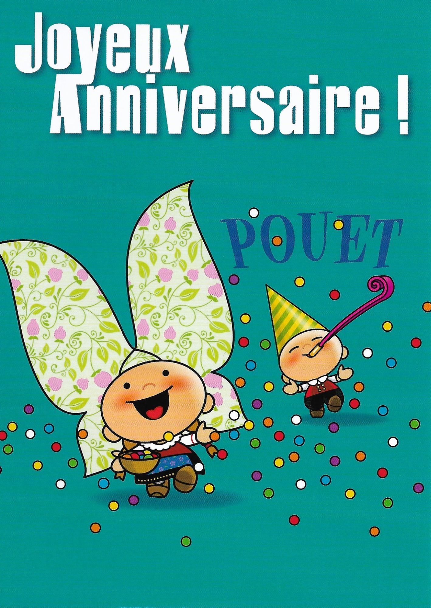 Carte De Voeux Lovely Elsa Anniversaire Pouet Rakuten