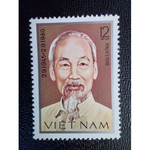 Timbre Vietnam Yt 252d 35ème Anniv. De La République Socialiste Du Vietnam 1980