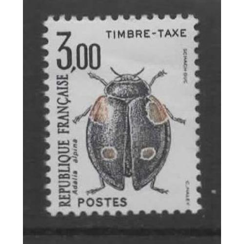 France, Timbre-Poste De Taxe Y & T N° 110 Insecte, 1982