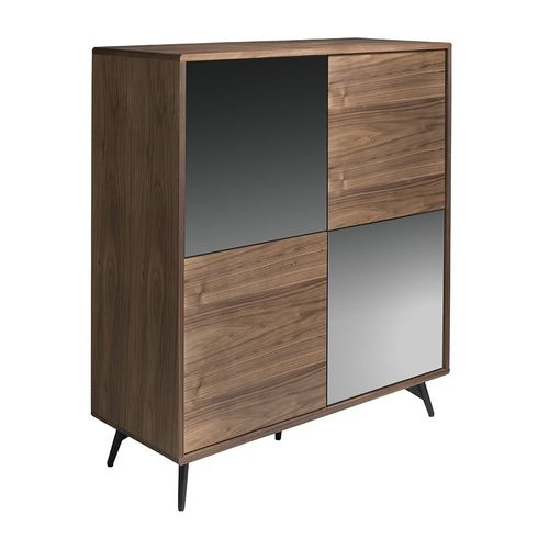 Buffet Et Portes En Verre Noir