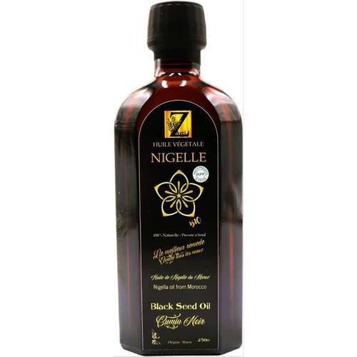 Huile De Graine De Nigelle Pure Vierge 250 Ml Cumin Noir.1x Unité Première Pression À Froid 100% Pure Et Végétale (250ml)