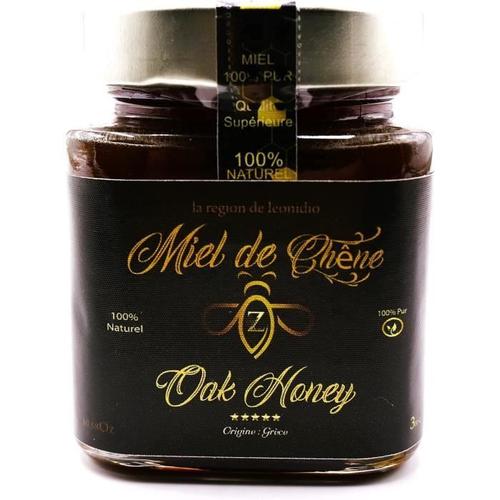 Miel De Chêne Grec 300g 100% Naturel, Recolter Dans Les Forêts De Leonidio En Grèce, Un Miel Rare Et Unique.