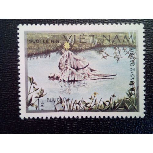 Timbre Vietnam Yt 252g 35ème Anniv. De La République Socialiste Du Vietnam 1980