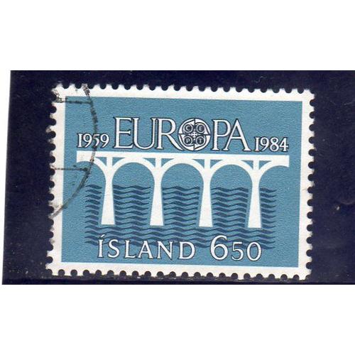 Timbre-Poste DIslande (Europa 1984)