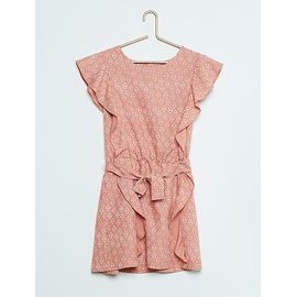Robe Volantée Coton Dobby (Kiabi)